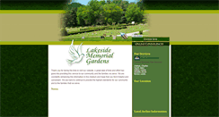 Desktop Screenshot of lakesidememorialgardens.com